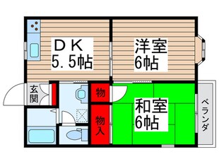 サンハイムの物件間取画像